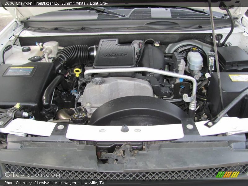 Summit White / Light Gray 2006 Chevrolet TrailBlazer LS