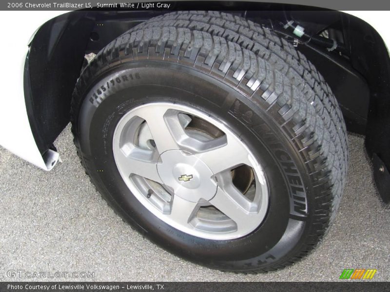Summit White / Light Gray 2006 Chevrolet TrailBlazer LS
