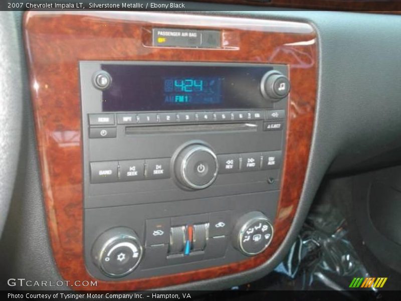 Silverstone Metallic / Ebony Black 2007 Chevrolet Impala LT