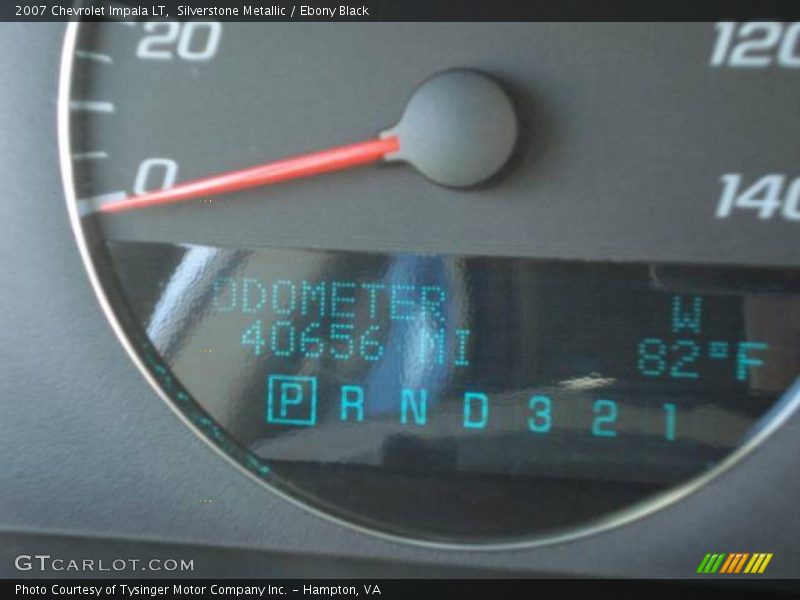 Silverstone Metallic / Ebony Black 2007 Chevrolet Impala LT