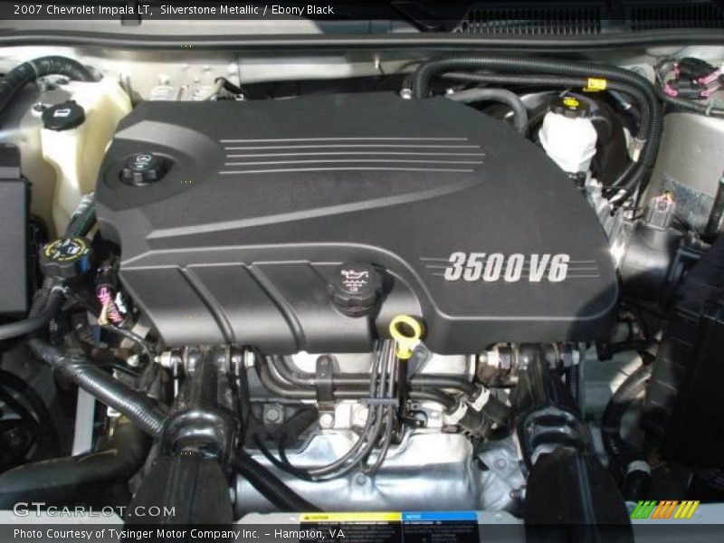 Silverstone Metallic / Ebony Black 2007 Chevrolet Impala LT