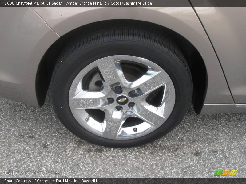 Amber Bronze Metallic / Cocoa/Cashmere Beige 2008 Chevrolet Malibu LT Sedan