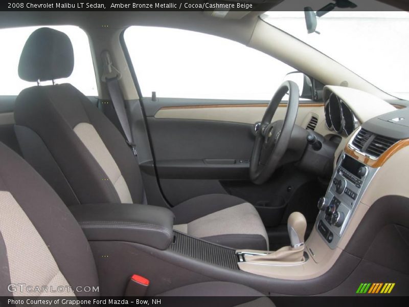 Amber Bronze Metallic / Cocoa/Cashmere Beige 2008 Chevrolet Malibu LT Sedan