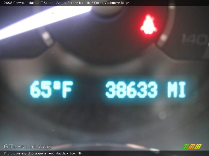Amber Bronze Metallic / Cocoa/Cashmere Beige 2008 Chevrolet Malibu LT Sedan