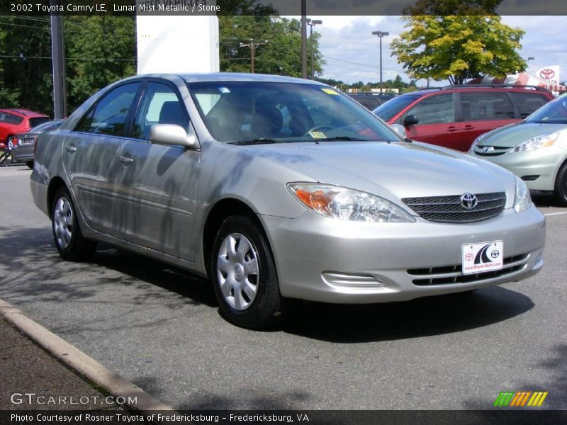 Lunar Mist Metallic / Stone 2002 Toyota Camry LE