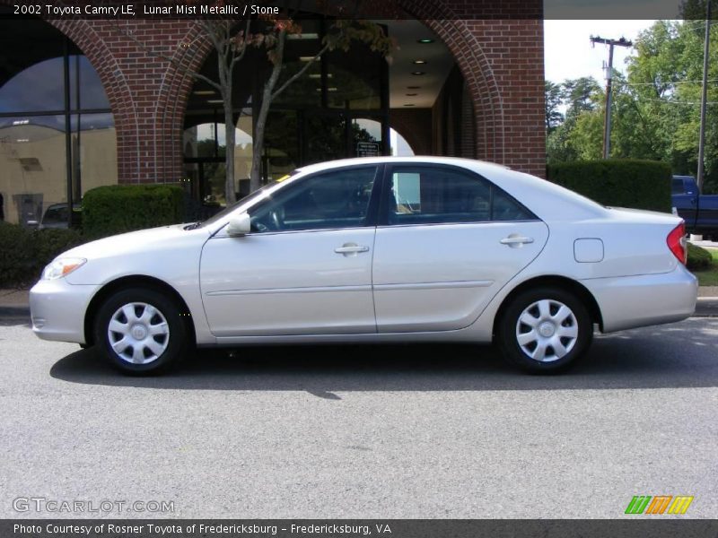 Lunar Mist Metallic / Stone 2002 Toyota Camry LE