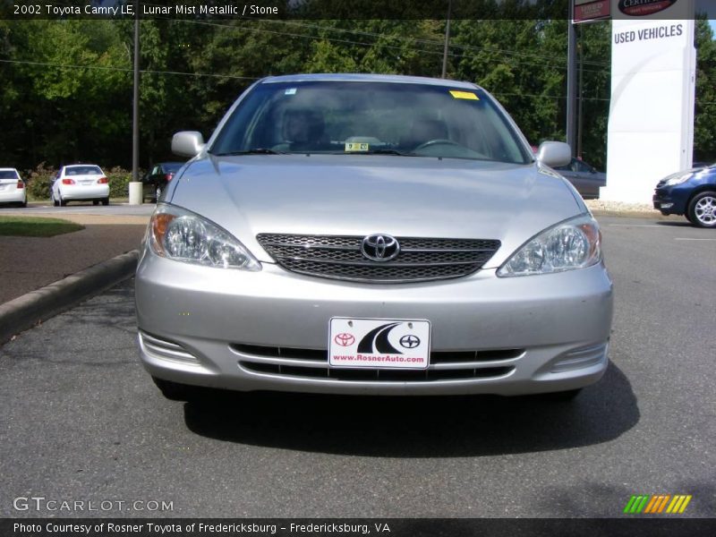 Lunar Mist Metallic / Stone 2002 Toyota Camry LE