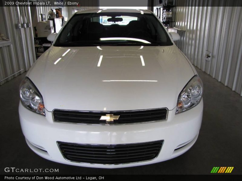 White / Ebony 2009 Chevrolet Impala LT