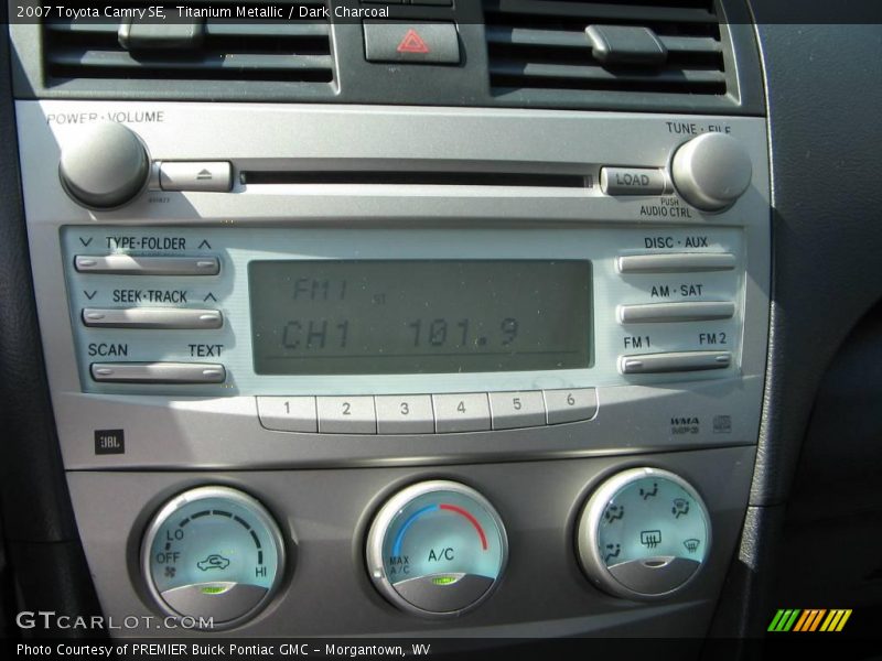 Titanium Metallic / Dark Charcoal 2007 Toyota Camry SE