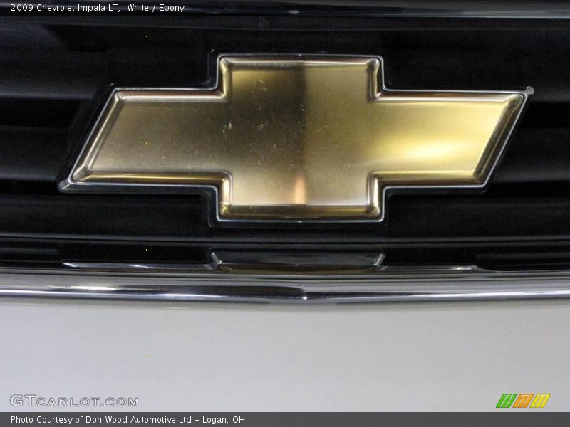 White / Ebony 2009 Chevrolet Impala LT