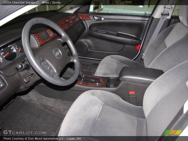 White / Ebony 2009 Chevrolet Impala LT