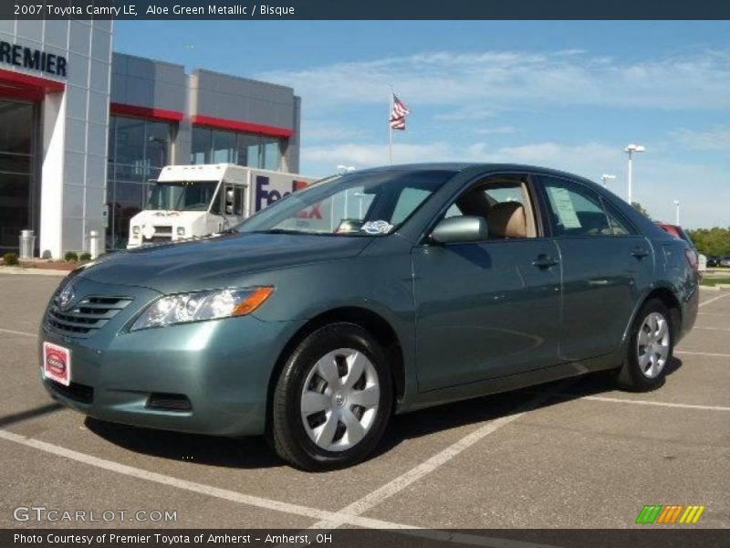 Aloe Green Metallic / Bisque 2007 Toyota Camry LE
