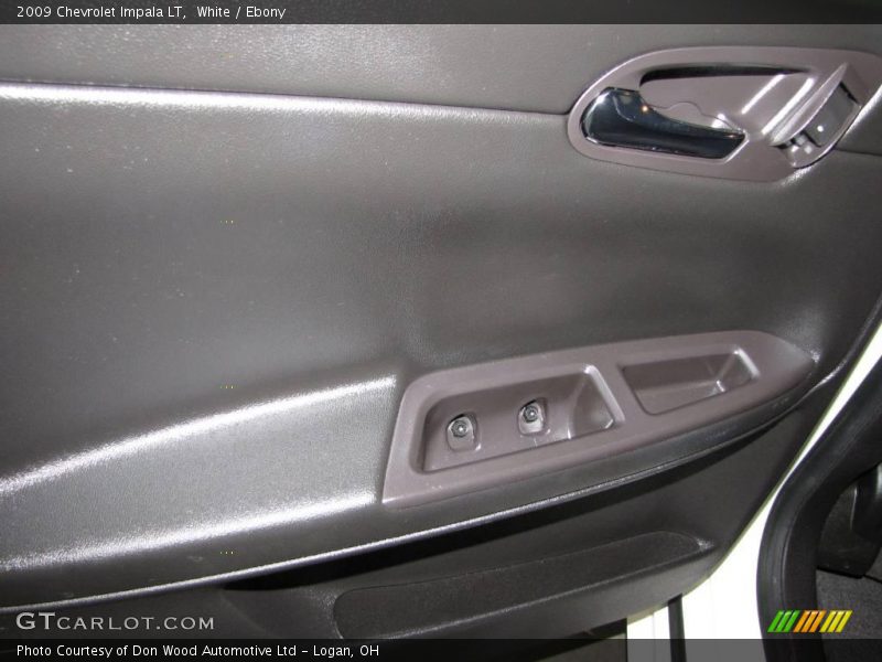 White / Ebony 2009 Chevrolet Impala LT