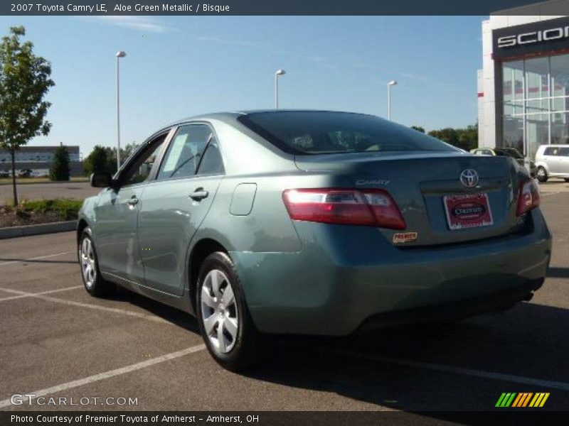 Aloe Green Metallic / Bisque 2007 Toyota Camry LE