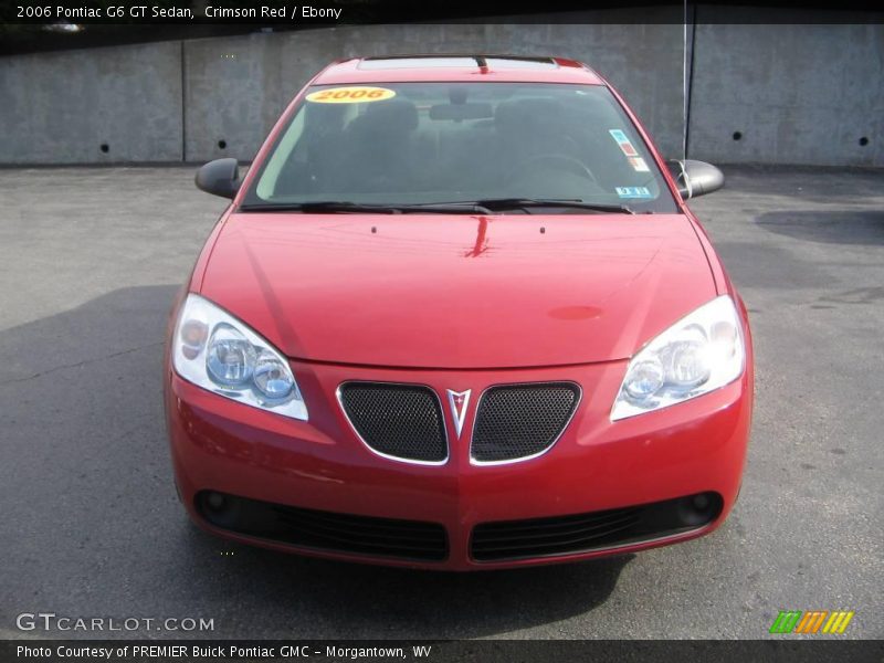Crimson Red / Ebony 2006 Pontiac G6 GT Sedan