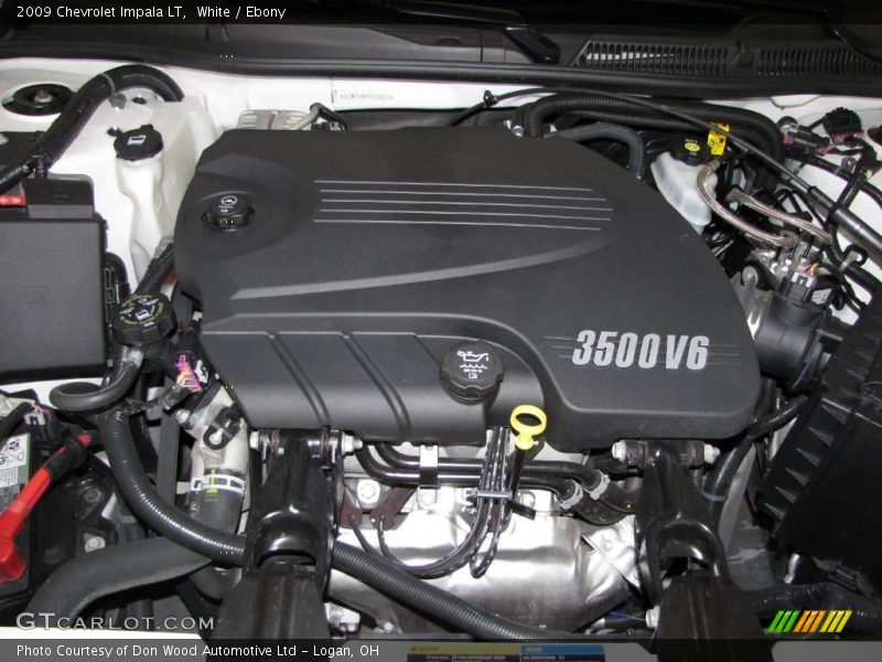 White / Ebony 2009 Chevrolet Impala LT