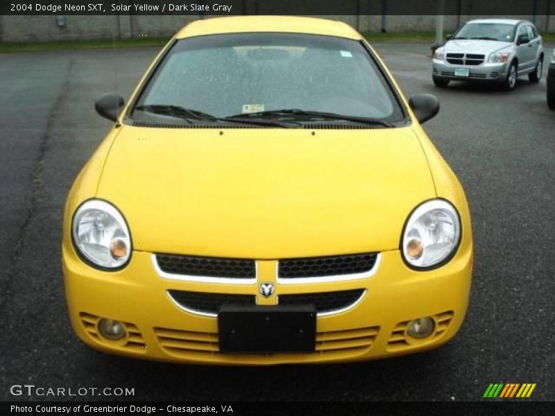 Solar Yellow / Dark Slate Gray 2004 Dodge Neon SXT