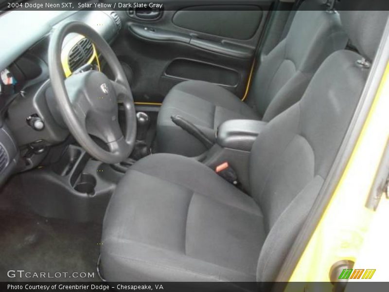 Solar Yellow / Dark Slate Gray 2004 Dodge Neon SXT
