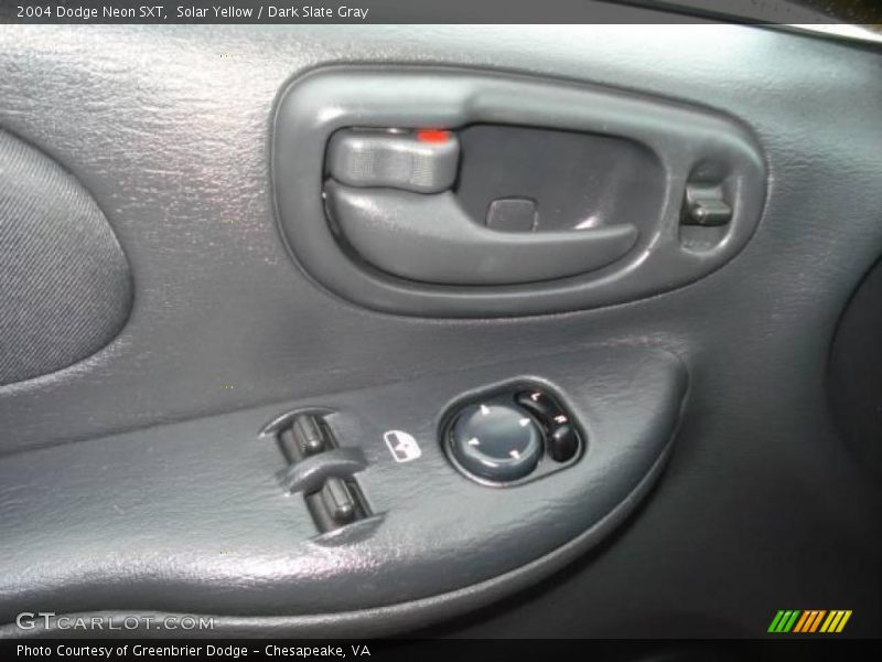 Solar Yellow / Dark Slate Gray 2004 Dodge Neon SXT