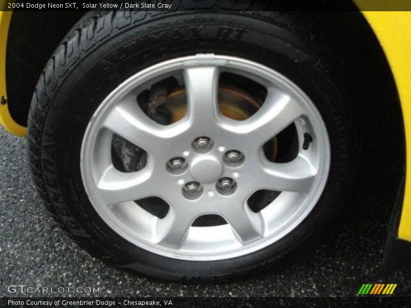 Solar Yellow / Dark Slate Gray 2004 Dodge Neon SXT