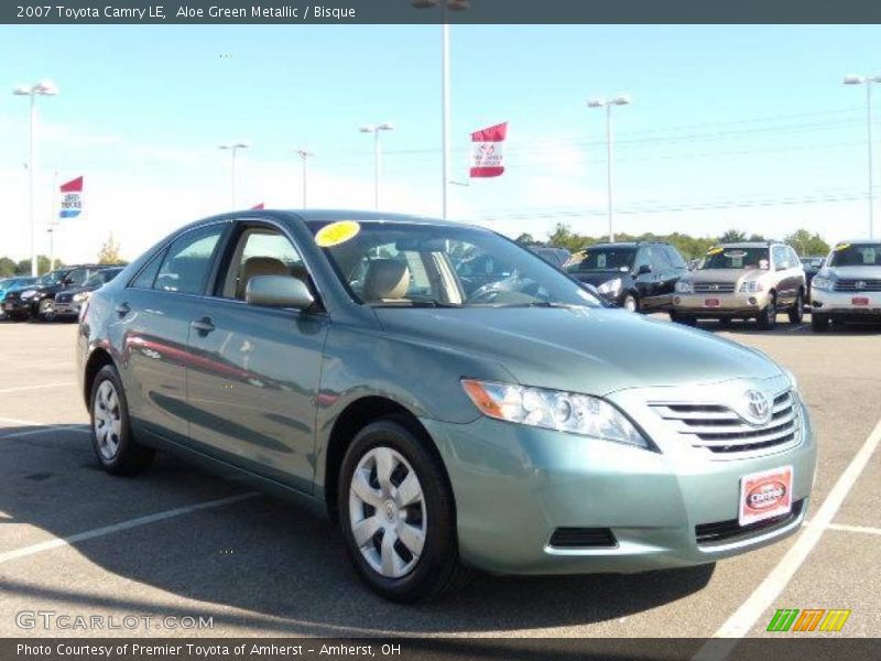 Aloe Green Metallic / Bisque 2007 Toyota Camry LE