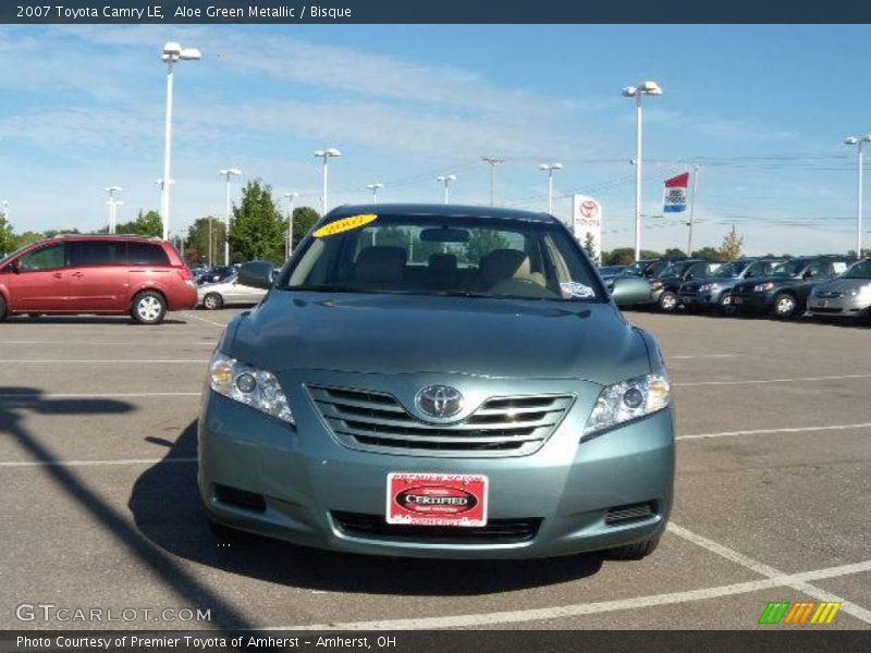Aloe Green Metallic / Bisque 2007 Toyota Camry LE