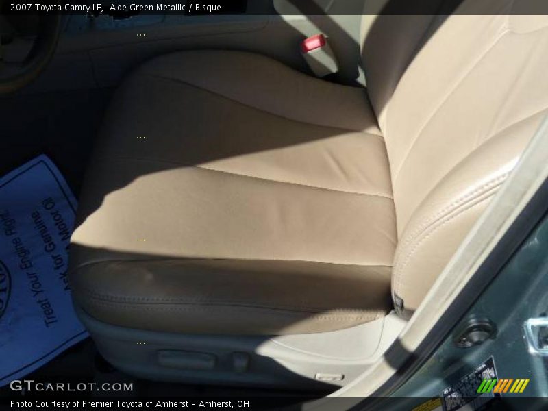 Aloe Green Metallic / Bisque 2007 Toyota Camry LE
