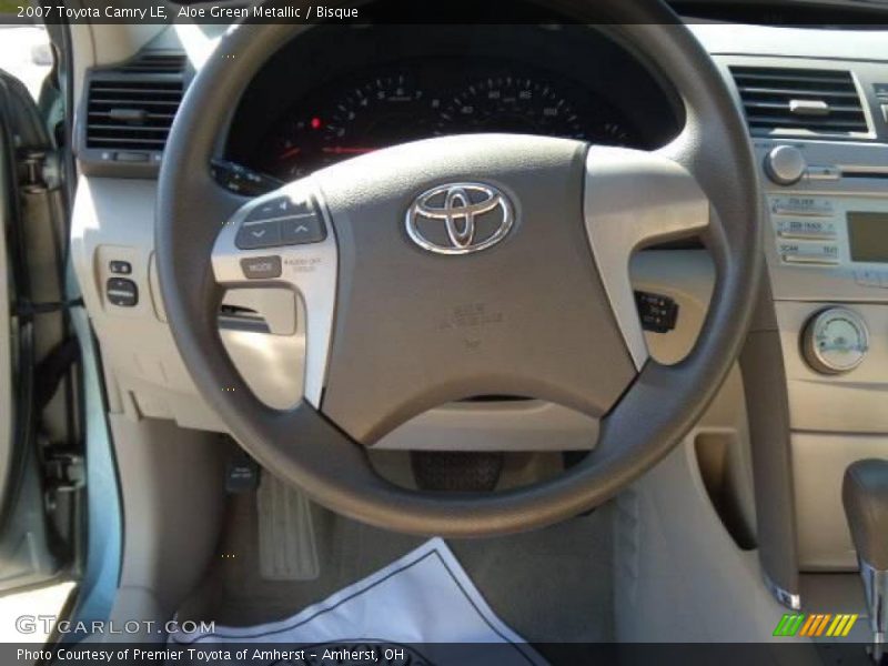 Aloe Green Metallic / Bisque 2007 Toyota Camry LE