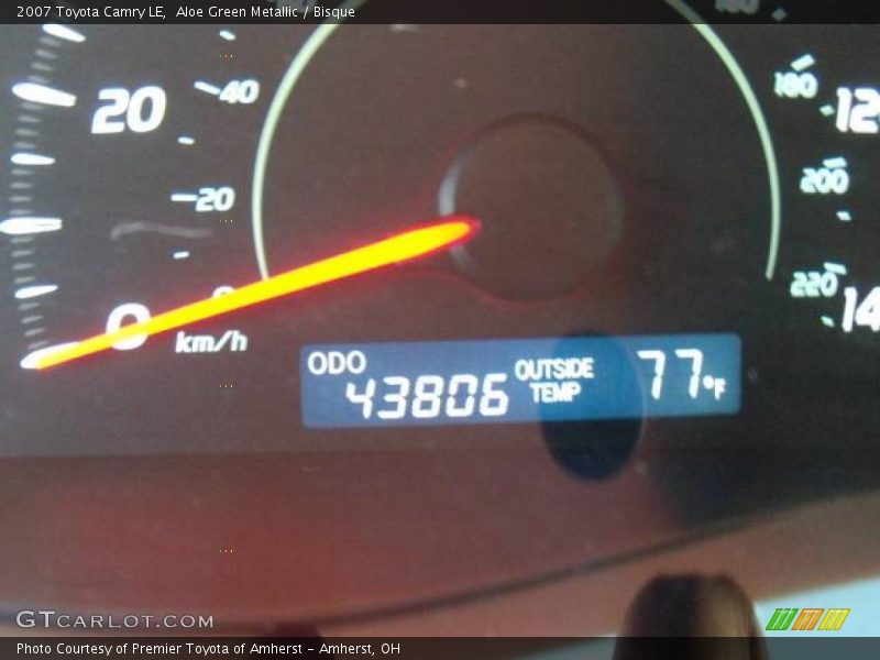 Aloe Green Metallic / Bisque 2007 Toyota Camry LE