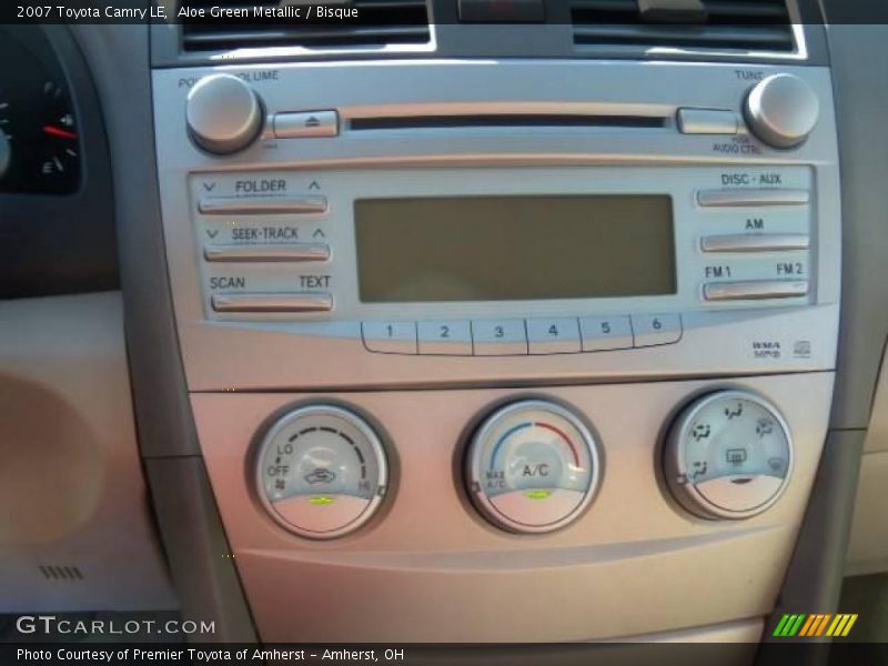 Aloe Green Metallic / Bisque 2007 Toyota Camry LE
