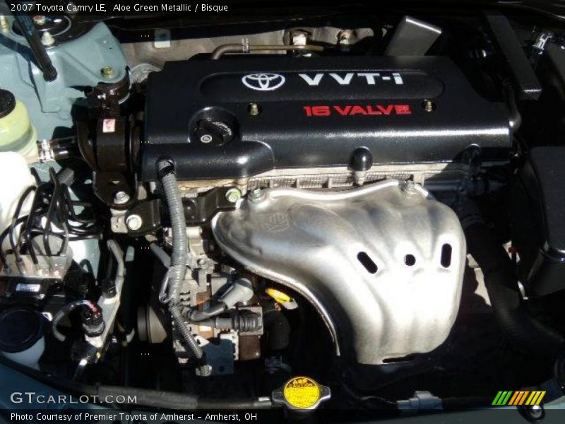 Aloe Green Metallic / Bisque 2007 Toyota Camry LE