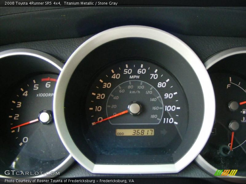 Titanium Metallic / Stone Gray 2008 Toyota 4Runner SR5 4x4