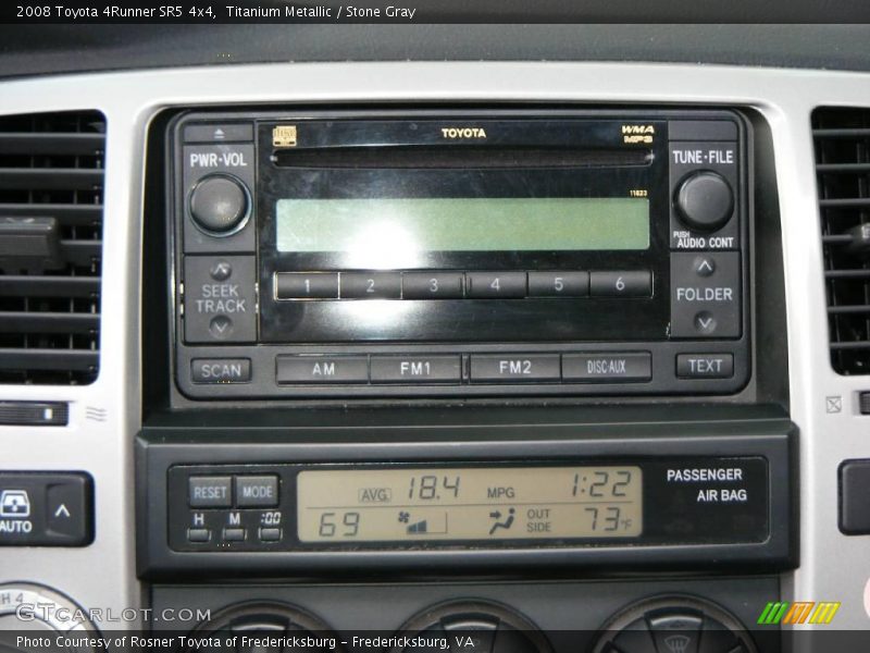 Titanium Metallic / Stone Gray 2008 Toyota 4Runner SR5 4x4