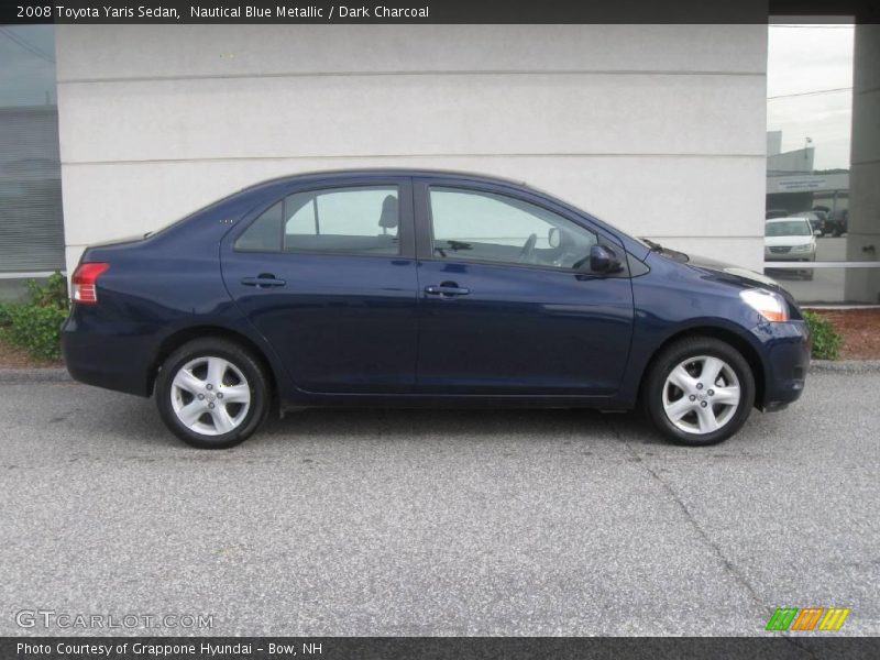 Nautical Blue Metallic / Dark Charcoal 2008 Toyota Yaris Sedan