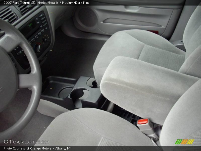 Merlot Metallic / Medium/Dark Flint 2007 Ford Taurus SE