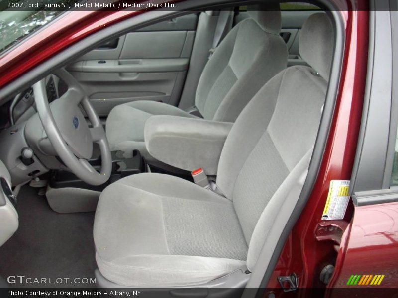 Merlot Metallic / Medium/Dark Flint 2007 Ford Taurus SE
