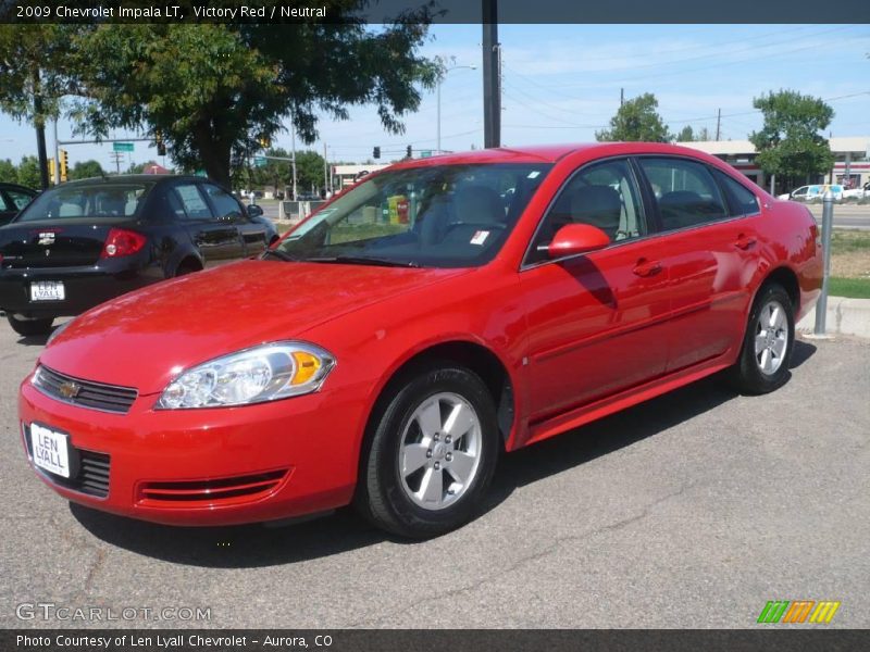 Victory Red / Neutral 2009 Chevrolet Impala LT