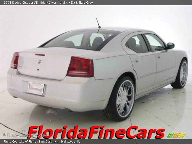 Bright Silver Metallic / Dark Slate Gray 2008 Dodge Charger SE