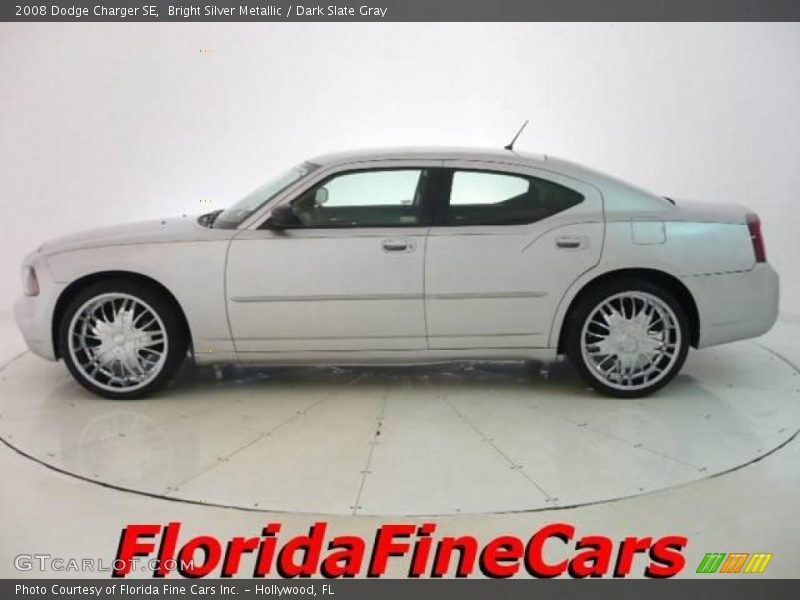 Bright Silver Metallic / Dark Slate Gray 2008 Dodge Charger SE