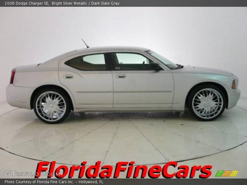 Bright Silver Metallic / Dark Slate Gray 2008 Dodge Charger SE