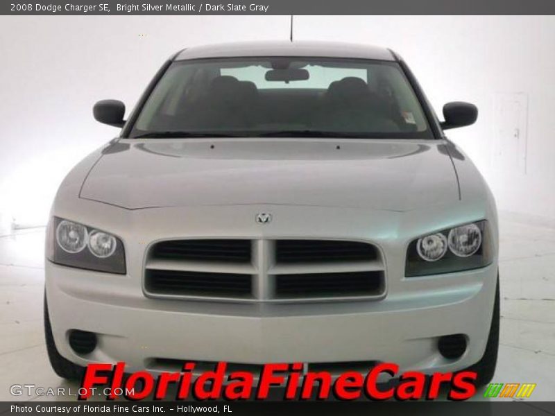 Bright Silver Metallic / Dark Slate Gray 2008 Dodge Charger SE