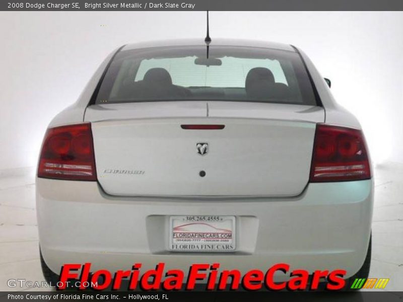 Bright Silver Metallic / Dark Slate Gray 2008 Dodge Charger SE