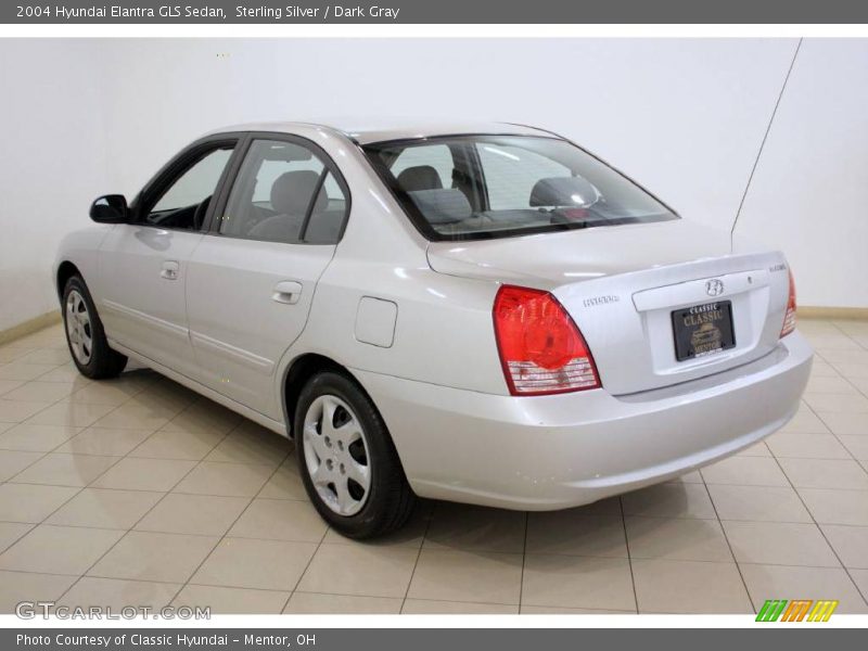 Sterling Silver / Dark Gray 2004 Hyundai Elantra GLS Sedan