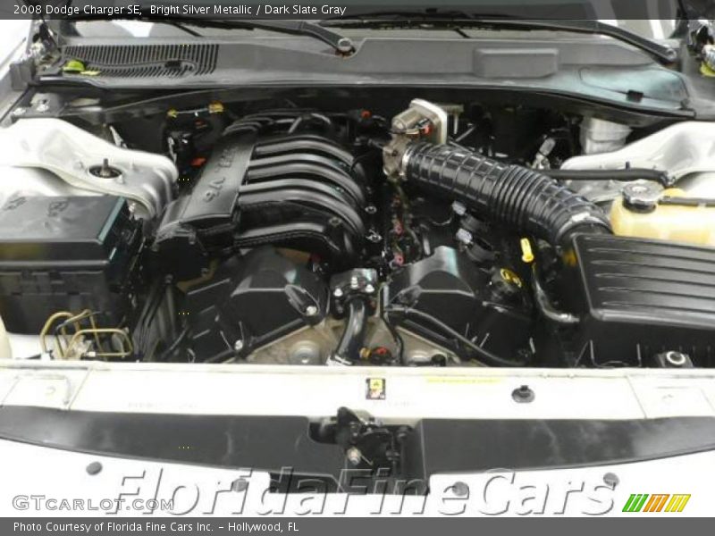 Bright Silver Metallic / Dark Slate Gray 2008 Dodge Charger SE