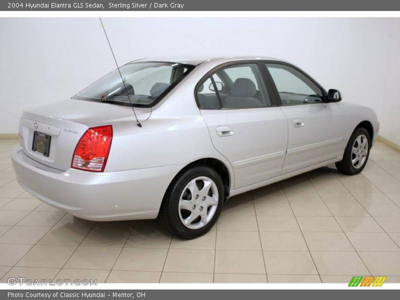 Sterling Silver / Dark Gray 2004 Hyundai Elantra GLS Sedan