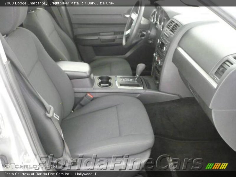 Bright Silver Metallic / Dark Slate Gray 2008 Dodge Charger SE