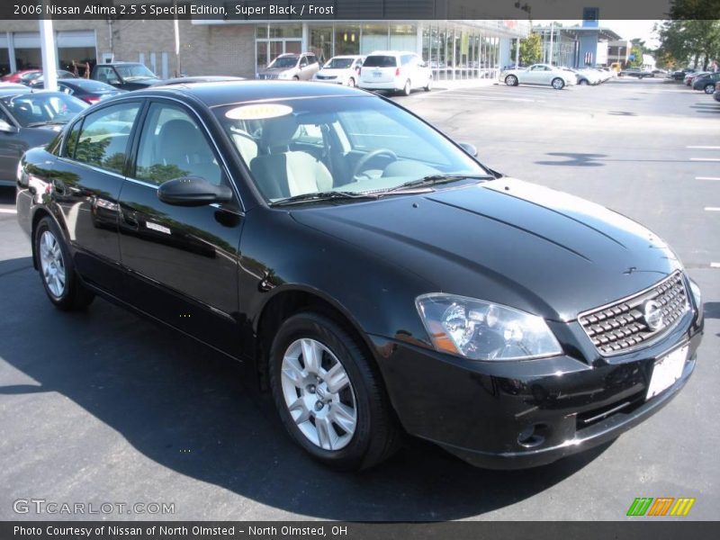 Super Black / Frost 2006 Nissan Altima 2.5 S Special Edition