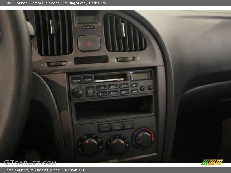 Sterling Silver / Dark Gray 2004 Hyundai Elantra GLS Sedan