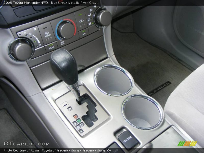 Blue Streak Metallic / Ash Gray 2008 Toyota Highlander 4WD