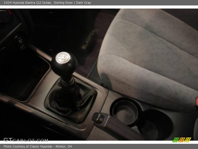 Sterling Silver / Dark Gray 2004 Hyundai Elantra GLS Sedan